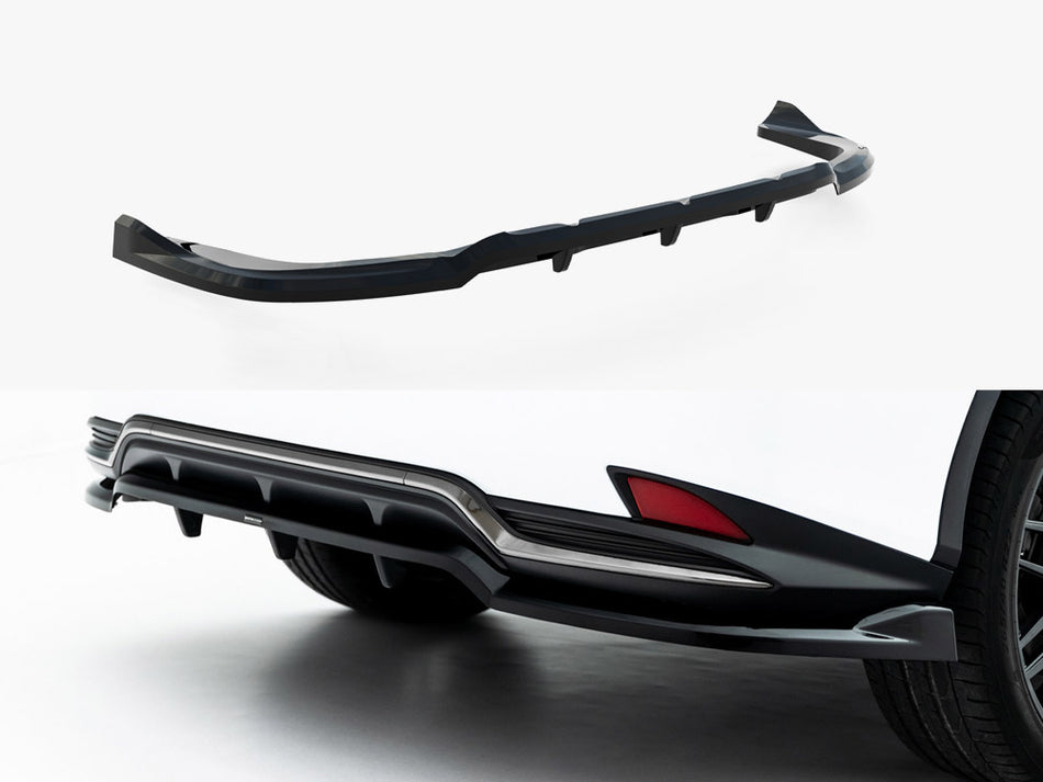 Rear Splitter (Vertical Bars) Lexus RX F-Sport Mk4 Facelift