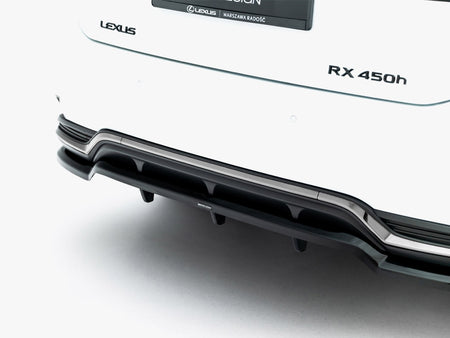 Maxton Design Rear Splitter (Vertical Bars) Lexus RX F-Sport Mk4 Facelift - LE-RX-4F-RD1G+RD2G - Image 5