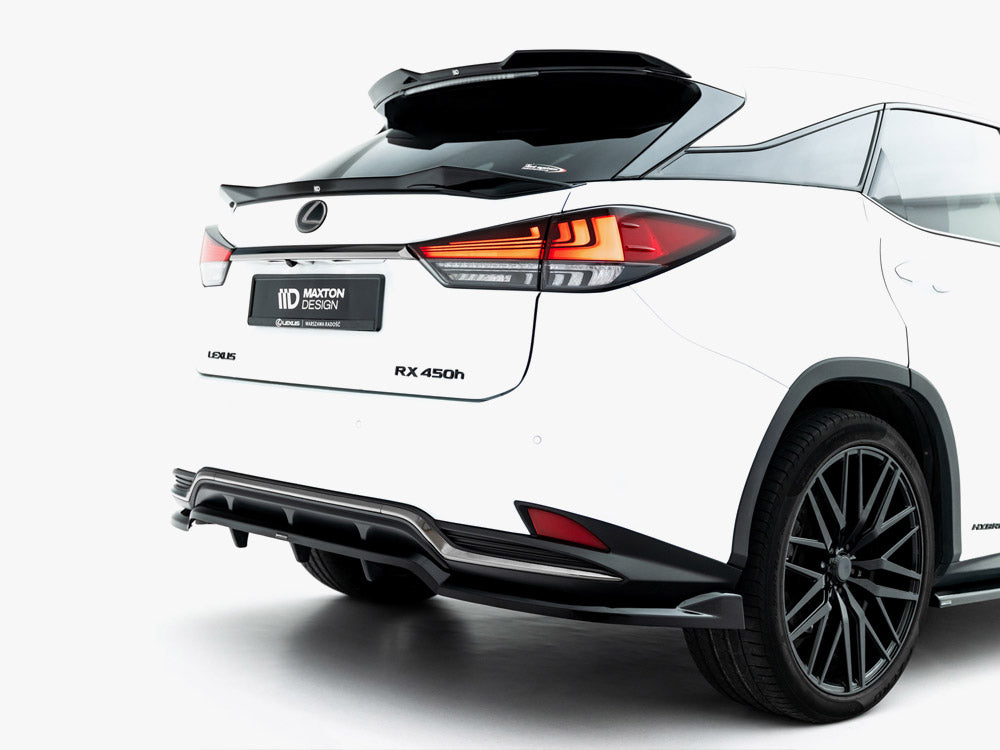 Maxton Design Rear Splitter (Vertical Bars) Lexus RX F-Sport Mk4 Facelift - LE-RX-4F-RD1G+RD2G - Image 4