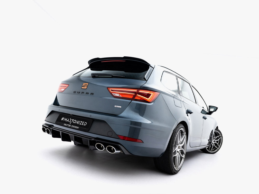 Maxton Design Spoiler CAP V.1 Seat Leon Cupra ST Mk3 / Mk3 Facelift - SE-LE-3F-CU-ST-CAP1G - Image 2