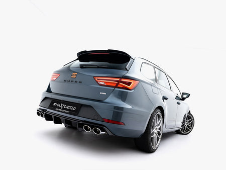 Maxton Design Spoiler CAP V.1 Seat Leon Cupra ST Mk3 / Mk3 Facelift - SE-LE-3F-CU-ST-CAP1G - Image 2