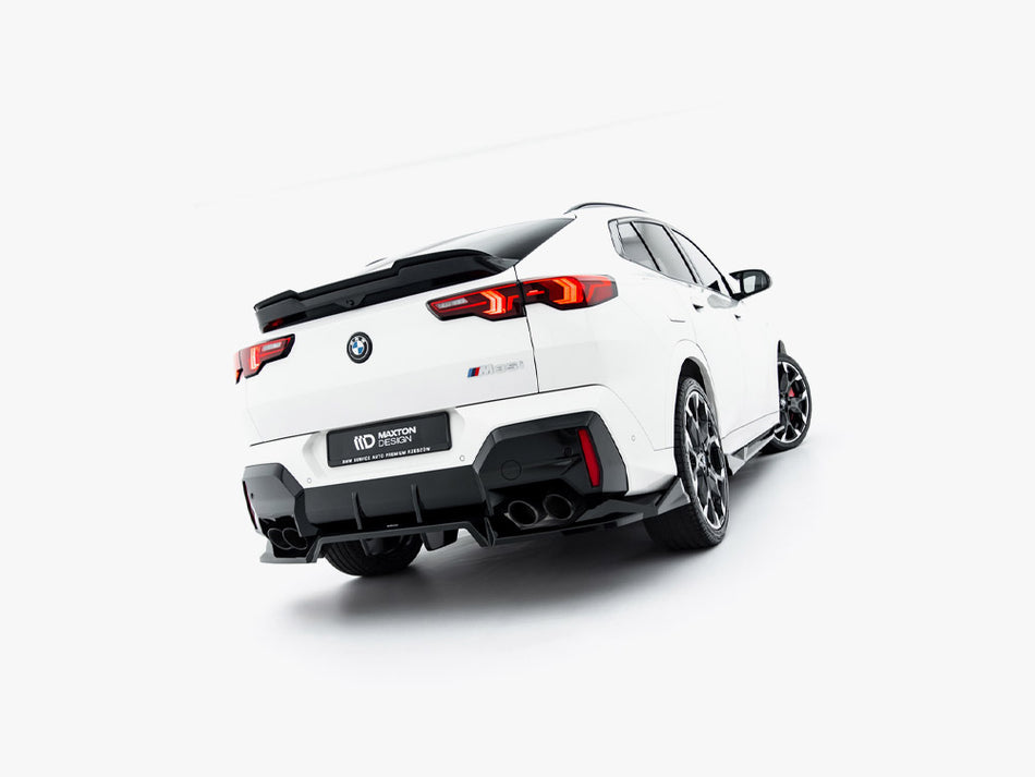 Maxton Design Rear Splitter (Vertical Bars) BMW X2 M35i U10 - BM-X2-U10-M35-RD1G+RD2G - Image 2