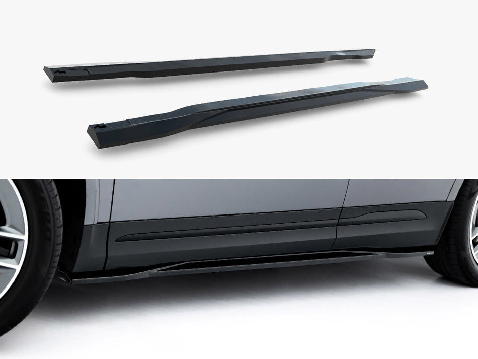 Maxton Design Side Skirts Diffusers Mercedes-AMG GLA 35 H247 Facelift - ME-GLA-H247F-35-SD1G - Image 1