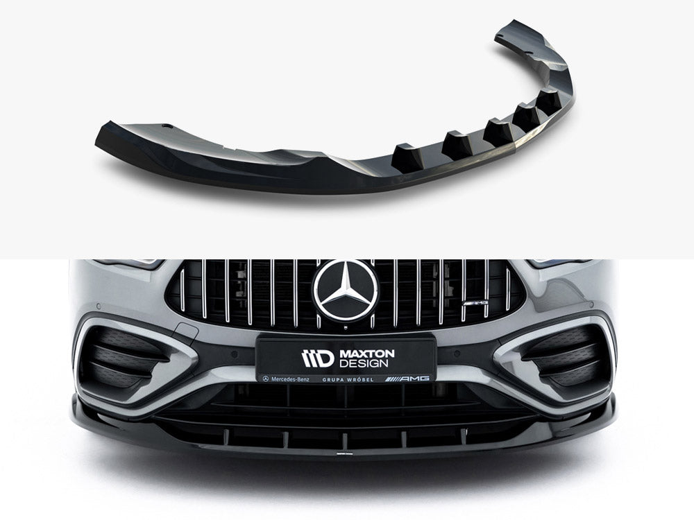 Maxton Design Front Splitter V.2 Mercedes-AMG GLA 35 H247 Facelift - ME-GLA-H247F-35-FD2G - Image 1