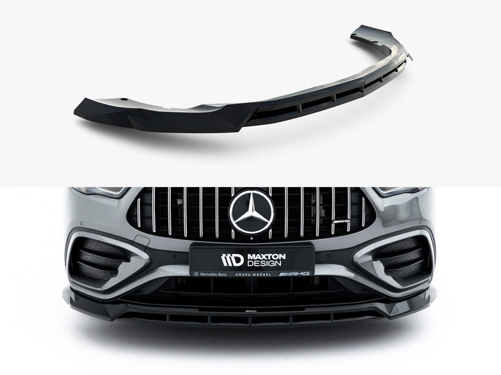 Maxton Design Front Splitter V.1 Mercedes-AMG GLA 35 H247 Facelift - ME-GLA-H247F-35-FD1G+FD1RG - Image 1