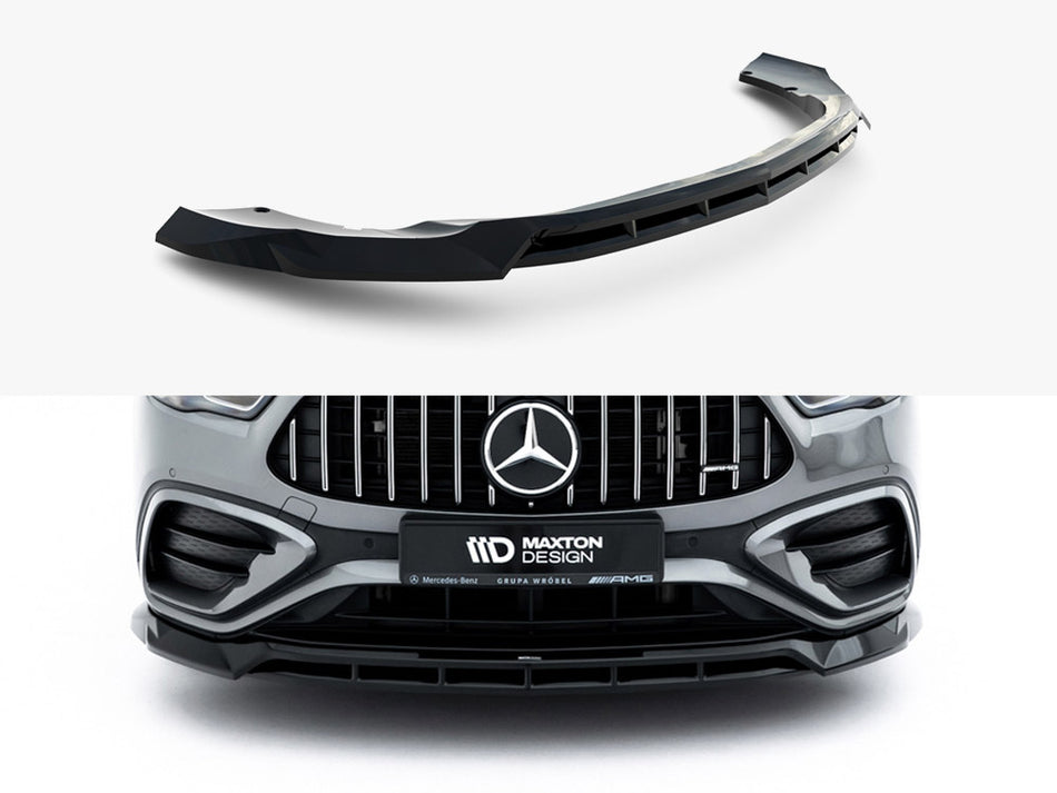 Maxton Design Front Splitter V.1 Mercedes-AMG GLA 35 H247 Facelift - ME-GLA-H247F-35-FD1G+FD1RG - Image 1