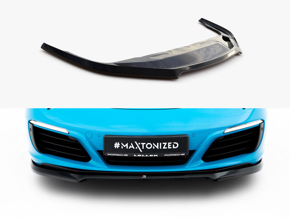 Maxton Design Front Splitter V.1 Porsche 911 Carrera 991 Facelift - PO-911-991-FD1G+FD1RG - Image 1