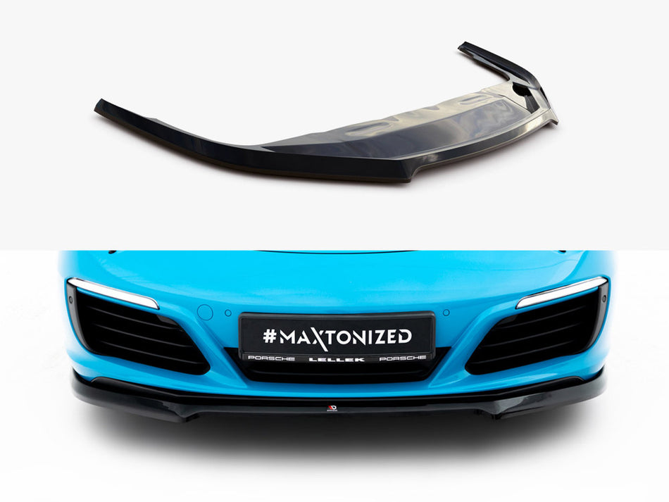Maxton Design Front Splitter V.1 Porsche 911 Carrera 991 Facelift - PO-911-991-FD1G+FD1RG - Image 1