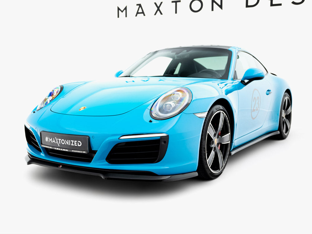 Maxton Design Front Splitter V.1 Porsche 911 Carrera 991 Facelift - PO-911-991-FD1G+FD1RG - Image 2