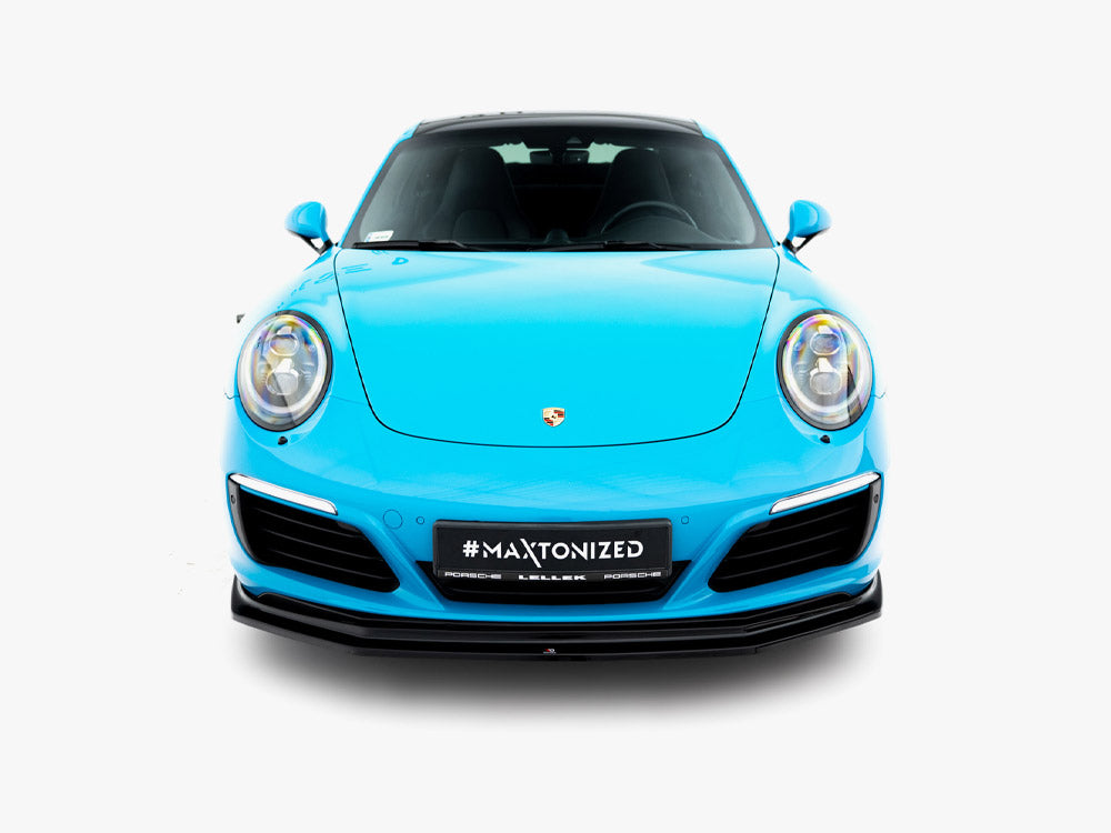 Maxton Design Front Splitter V.2 Porsche 911 Carrera 991 Facelift - PO-911-991-FD2G+FD2RG - Image 2
