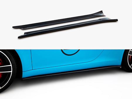 Maxton Design Side Skirt Diffusers Porsche 911 Carrera 991 Facelift - PO-911-991-SD1G - Image 1