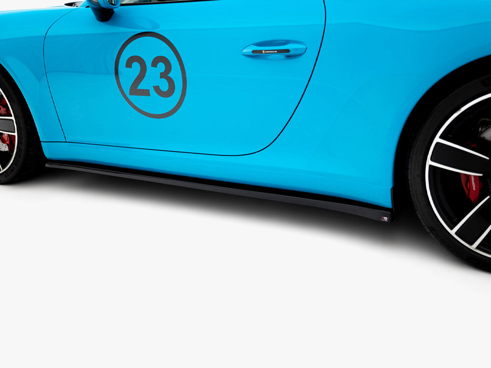 Maxton Design Side Skirt Diffusers Porsche 911 Carrera 991 Facelift - PO-911-991-SD1G - Image 4