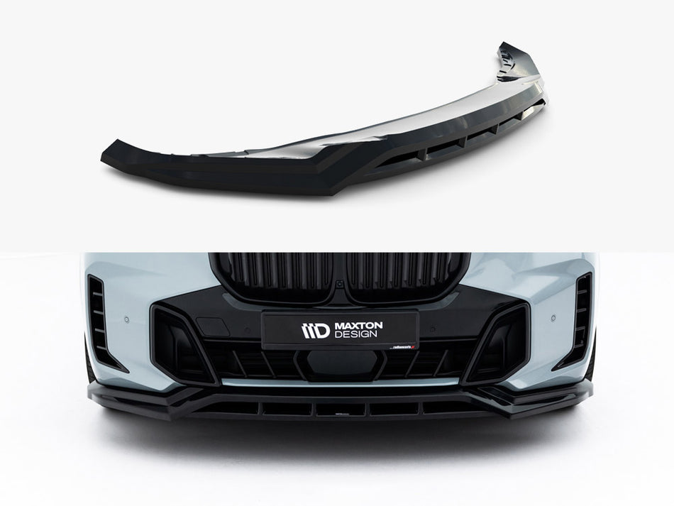 Maxton Design Front Splitter V.1 BMW X5 M-Pack G05 Facelift - BM-X5-05F-MPACK-FD1G+FD1RG - Image 1