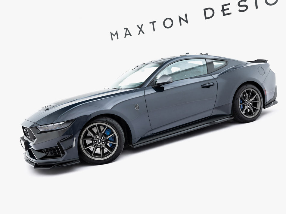 Maxton Design Side Skirt Diffusers Ford Mustang Dark Horse Mk7 - FO-MU-7-GT-SD1G - Image 2