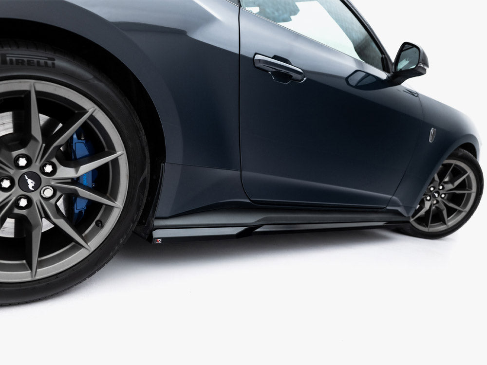Maxton Design Side Skirt Diffusers Ford Mustang Dark Horse Mk7 - FO-MU-7-GT-SD1G - Image 5