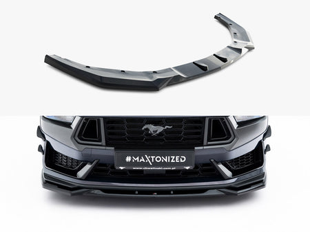 Maxton Design Front Splitter V.2 Ford Mustang Dark Horse Mk7 - FO-MU-7-DH-FD2G - Image 1