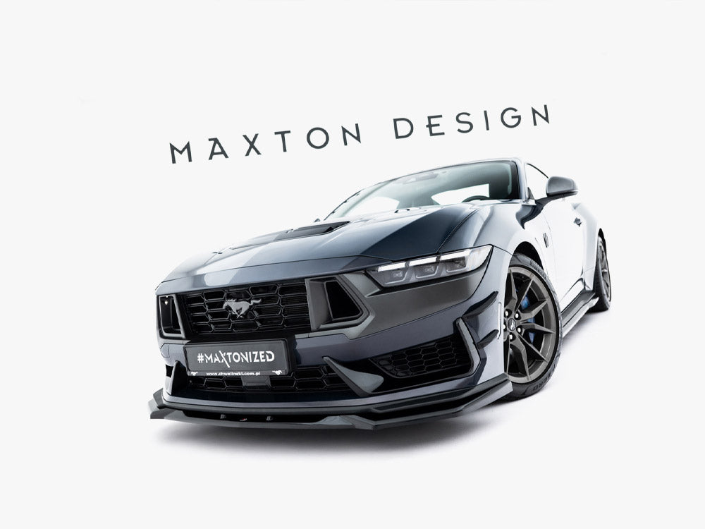 Maxton Design Front Splitter V.2 Ford Mustang Dark Horse Mk7 - FO-MU-7-DH-FD2G - Image 2