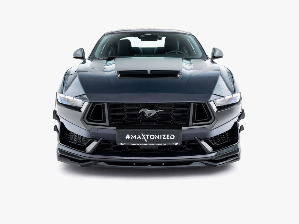 Maxton Design Front Splitter V.2 Ford Mustang Dark Horse Mk7 - FO-MU-7-DH-FD2G - Image 4