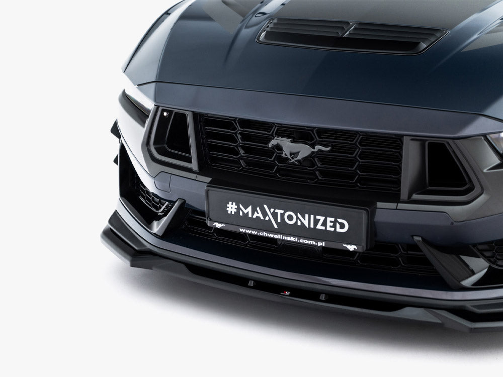 Maxton Design Front Splitter V.2 Ford Mustang Dark Horse Mk7 - FO-MU-7-DH-FD2G - Image 5