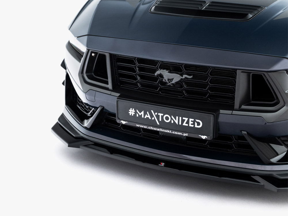 Maxton Design Front Splitter V.1 Ford Mustang Dark Horse Mk7 - FO-MU-7-DH-FD1G - Image 5