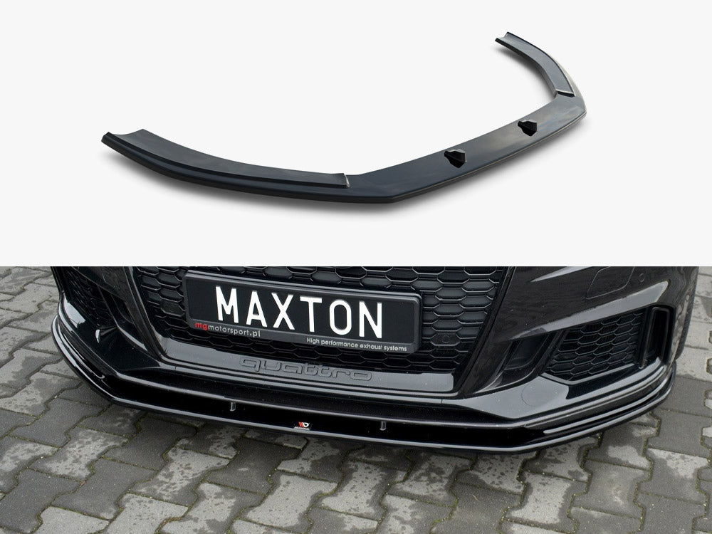 Maxton Design Front Splitter V.1 Audi RS3 Sportback 8V Facelift - AU-RS3-8VF-FD1G - Image 1