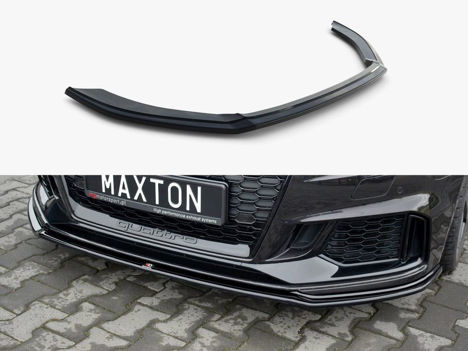 Maxton Design Front Splitter V.2 Audi RS3 Sportback 8V Facelift
