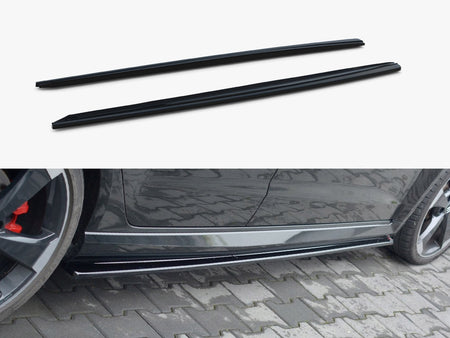 Maxton Design Side Skirt Diffusers Audi RS3 Sportback 8V Facelift - AU-RS3-8VF-SD1G - Image 1
