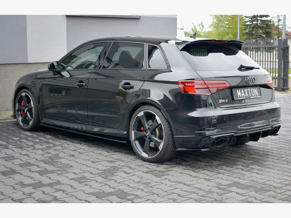 Maxton Design Side Skirt Diffusers Audi RS3 Sportback 8V Facelift - AU-RS3-8VF-SD1G - Image 2