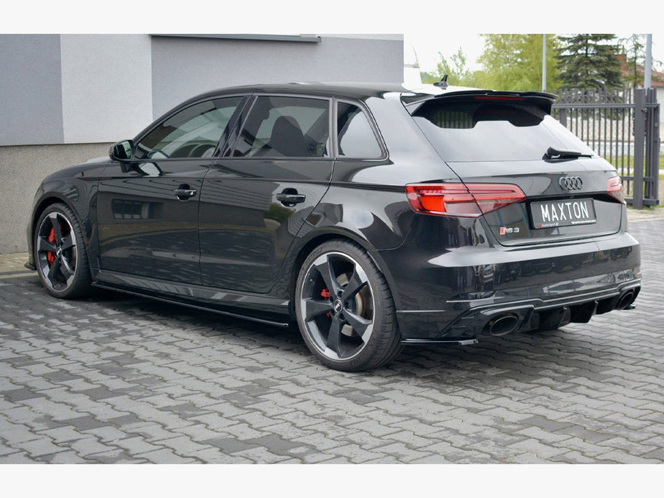 Maxton Design Side Skirt Diffusers Audi RS3 Sportback 8V Facelift - AU-RS3-8VF-SD1G - Image 2