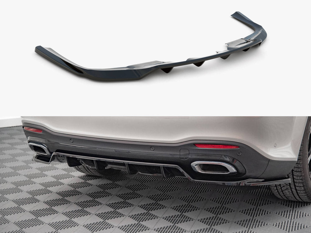 Maxton Design Rear Splitter (Vertical Bars) V.1 Mercedes-Benz GLS AMG-Line X167 - ME-GLS-167-AMGLINE-RD1G+RD2G - Image 1