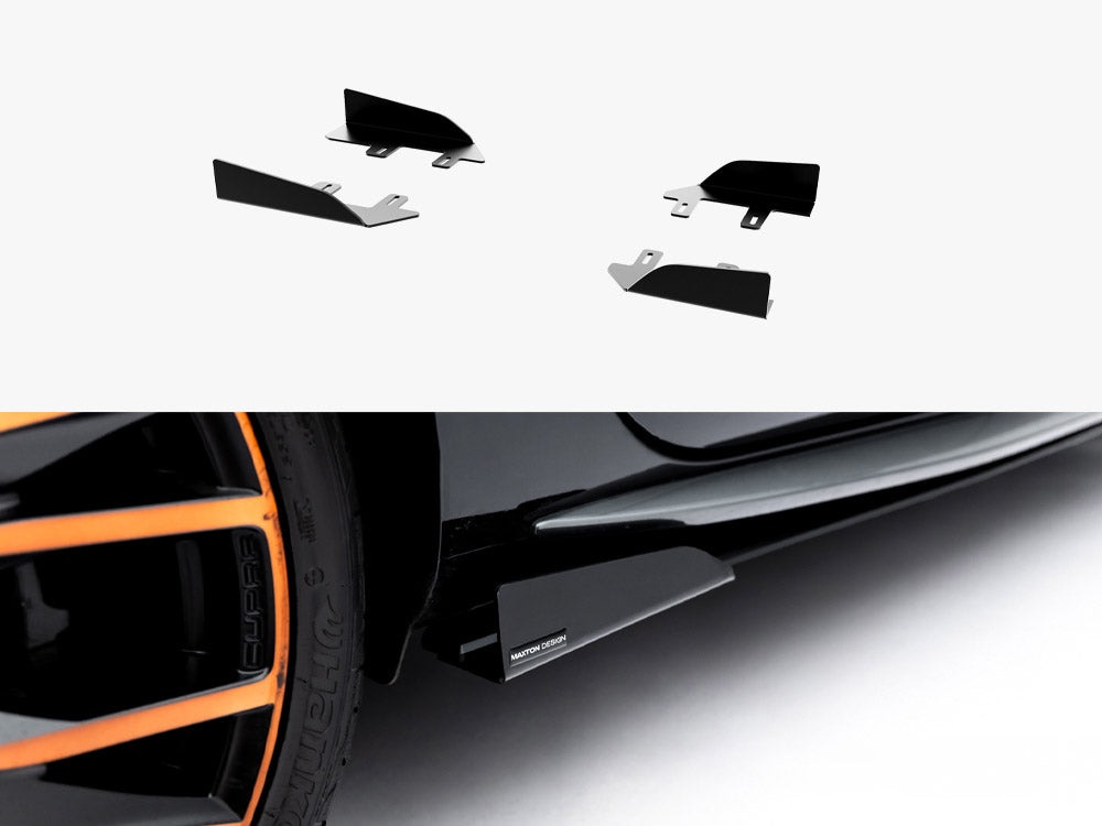 Maxton Design Side Flaps Cupra Leon ST / Hatchback Aero Mk1 / Mk1 Facelift - CULE1FAEROCNC-SF1G - Image 1
