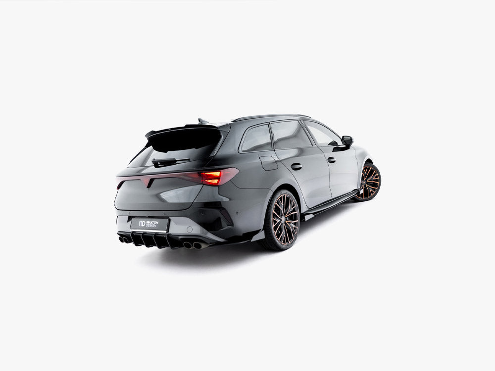 Street PRO Rear Side Splitters + Flaps Cupra Leon ST Mk1 Facelift