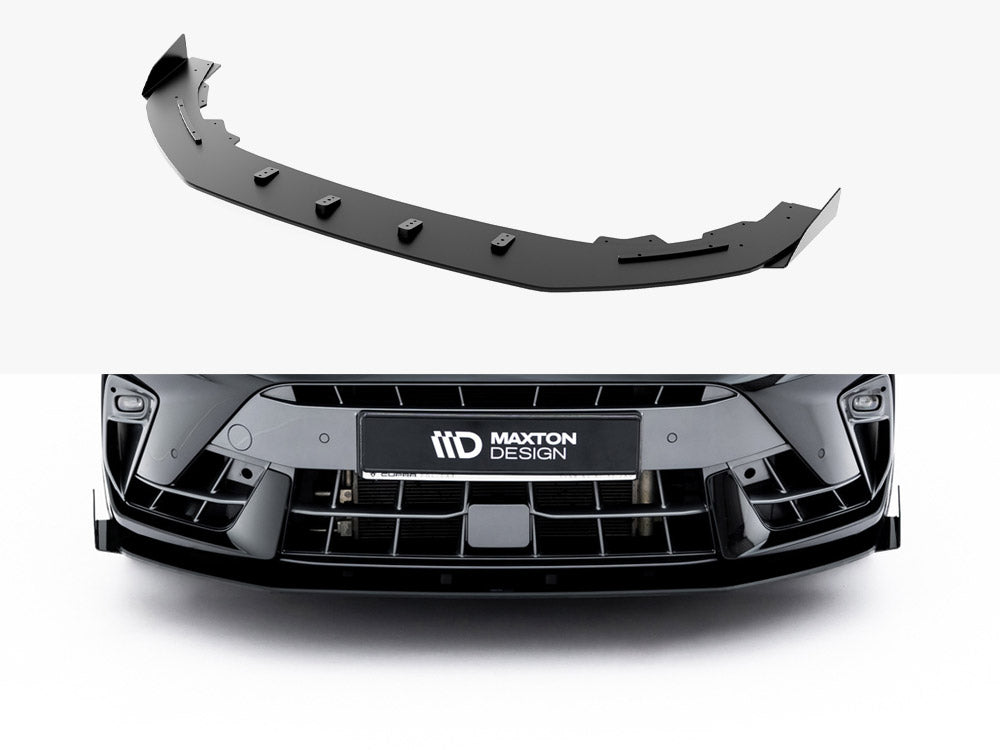 Maxton Design Street PRO Front Splitter + Flaps Cupra Leon ST / Hatchback Mk1 Facelift - CULE1FCNC-FD1B+FSF1G - Image 1