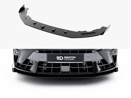 Maxton Design Street PRO Front Splitter + Flaps Cupra Leon ST / Hatchback Mk1 Facelift - CULE1FCNC-FD1B+FSF1G - Image 1