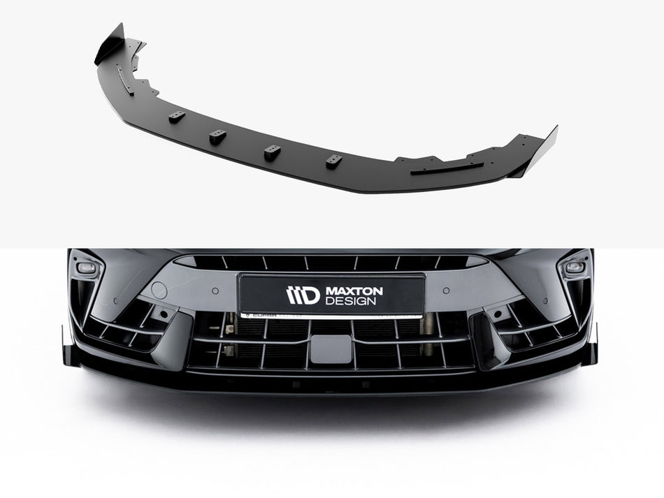 Maxton Design Street PRO Front Splitter + Flaps Cupra Leon ST / Hatchback Mk1 Facelift - CULE1FCNC-FD1B+FSF1G - Image 1