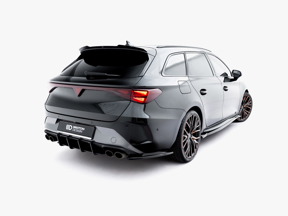 Maxton Design Rear Side Splitters V.4 Cupra Leon ST Mk1 Facelift - CU-LE-1F-ST-RSD2G - Image 2