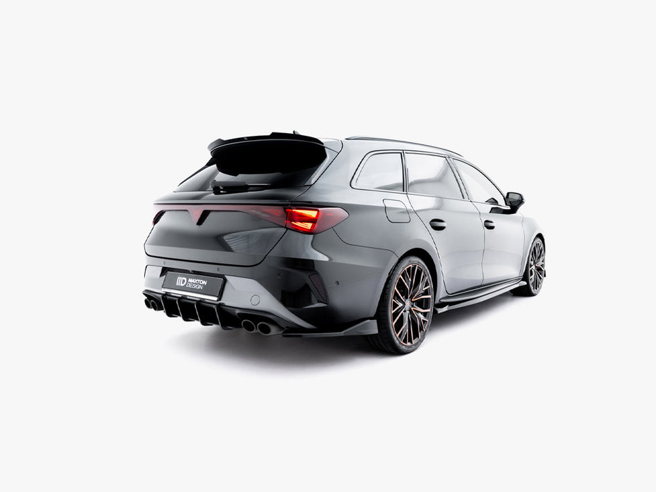 Maxton Design Rear Side Splitters V.3 Cupra Leon ST Mk1 Facelift - CU-LE-1F-ST-RSD1G - Image 2
