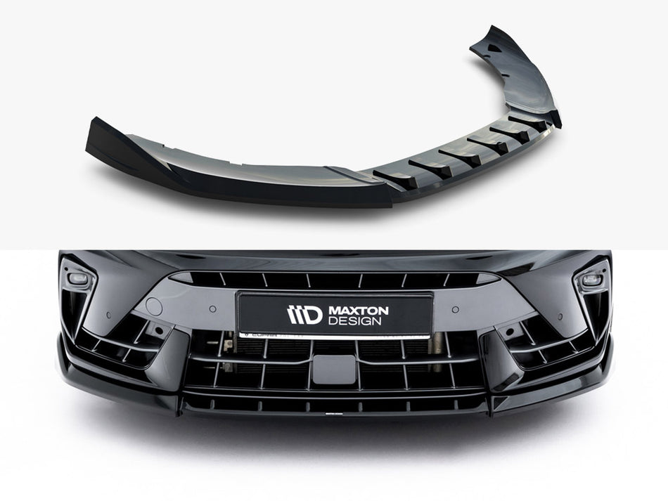 Maxton Design Front Splitter V.1 Cupra Leon ST / Hatchback Mk1 Facelift - CU-LE-1F-ST-FD1G - Image 1