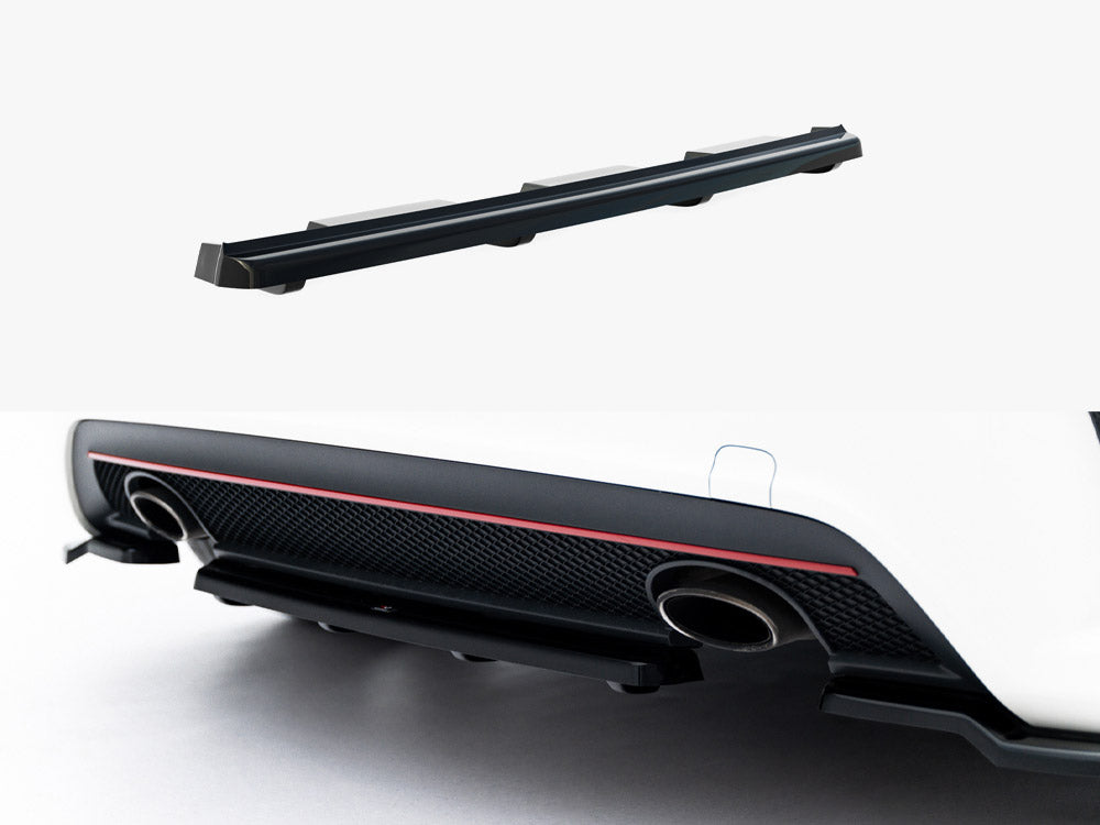 Rear Splitter (Vertical Bars) Mercedes W176 AMG-Line Pre-Facelift