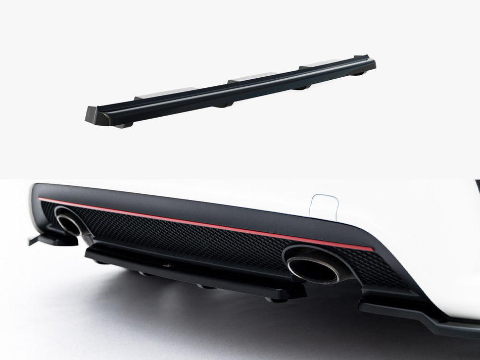 Rear Splitter (Vertical Bars) Mercedes W176 AMG-Line Pre-Facelift