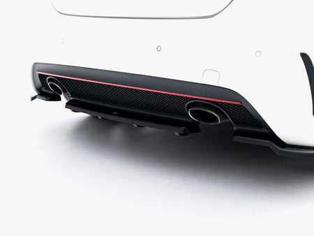 Maxton Design Rear Splitter (Vertical Bars) Mercedes W176 AMG-Line Pre-Facelift - ME-A-176-AMGLINE-RD1+RD2G - Image 4