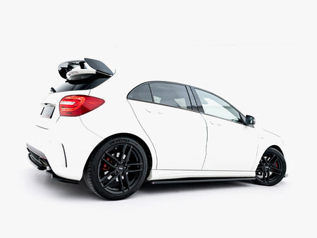 Maxton Design Side Skirt Diffusers Mercedes W176 AMG-Line Pre-Facelift - ME-A-176-AMGLINE-SD1G - Image 3