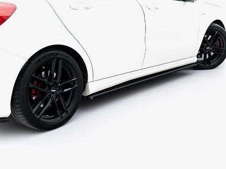 Maxton Design Side Skirt Diffusers Mercedes W176 AMG-Line Pre-Facelift - ME-A-176-AMGLINE-SD1G - Image 5