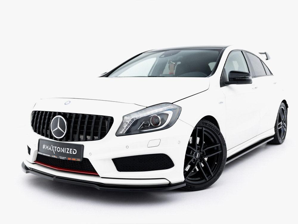Maxton Design Front Splitter Mercedes W176 AMG-Line Pre-Facelift - ME-A-176-AMGLINE-FD1G - Image 2