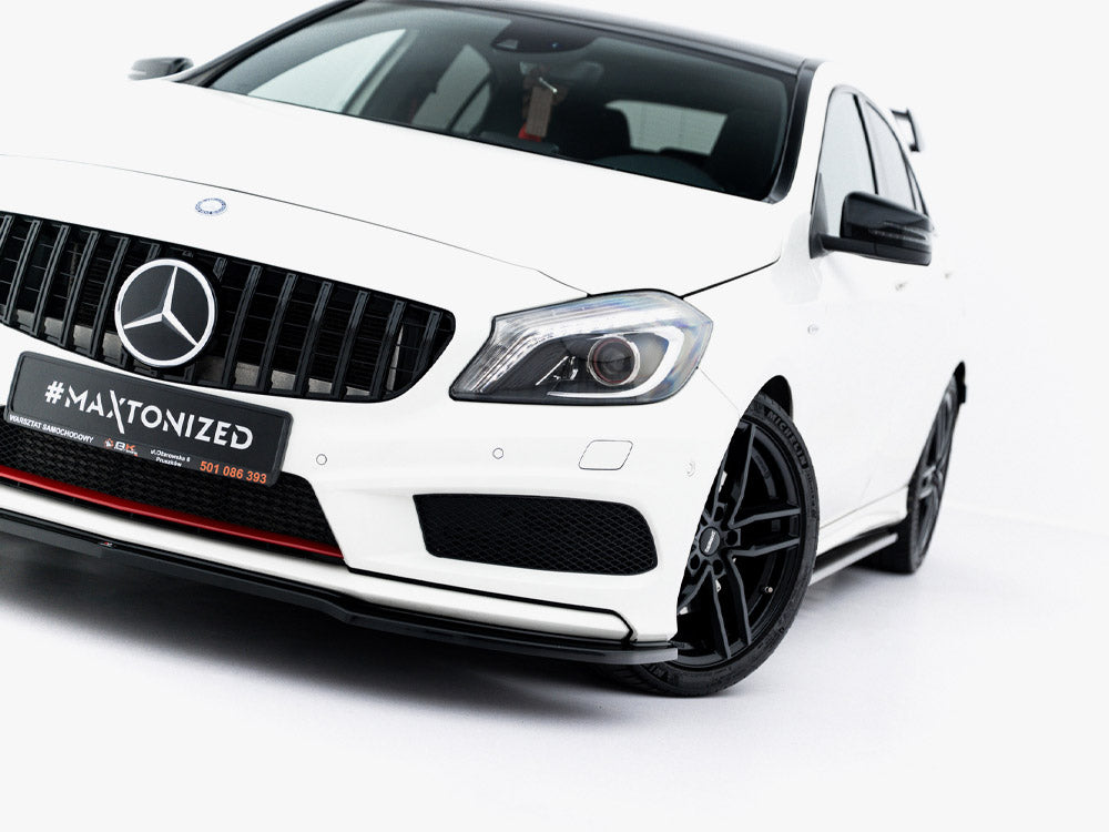 Maxton Design Front Splitter Mercedes W176 AMG-Line Pre-Facelift - ME-A-176-AMGLINE-FD1G - Image 6