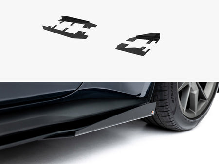 Maxton Design Side Flaps Ford Mustang Dark Horse Mk7 - FOMU7GTCNC-SF1G - Image 1