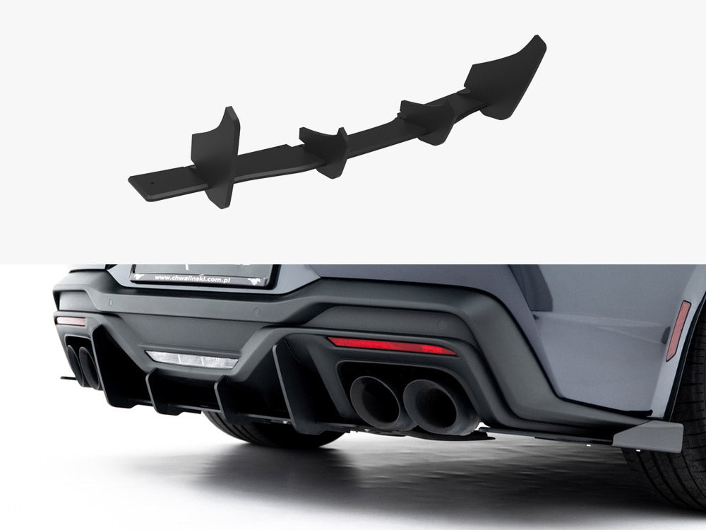 Maxton Design Street PRO Rear Diffuser Ford Mustang Dark Horse Mk7 - FOMU7DHCNC-RS1B - Image 1