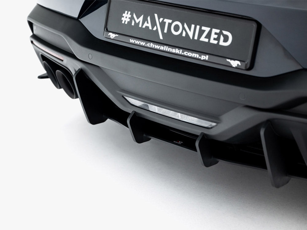 Maxton Design Street PRO Rear Diffuser Ford Mustang Dark Horse Mk7 - FOMU7DHCNC-RS1B - Image 4