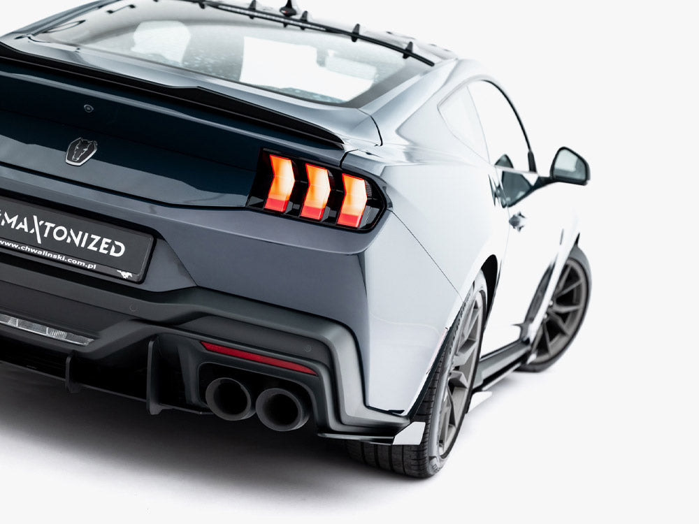 Street PRO Rear Side Splitters + Flaps Ford Mustang Dark Horse Mk7