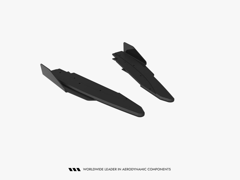 Maxton Design Street PRO Rear Side Splitters + Flaps Ford Mustang Dark Horse Mk7 - FOMU7DHCNC-RSD1B+RSF1G - Image 7